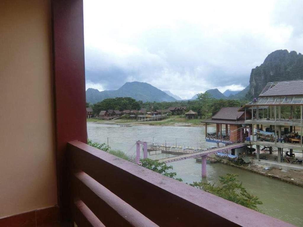Vang Vieng Mountain View Hotel Exterior foto
